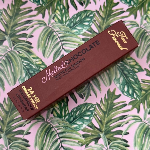 NEW Too Faced Melted Chocolate Matte Eye Shadow - Warm and Fudgy - Picture 3 of 7